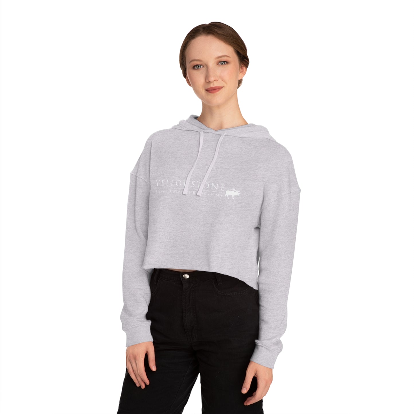 Elk Cropped Hooded Sweatshirt