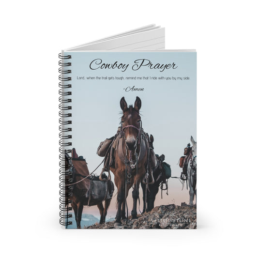 Cowboy Prayer Spiral Notebook