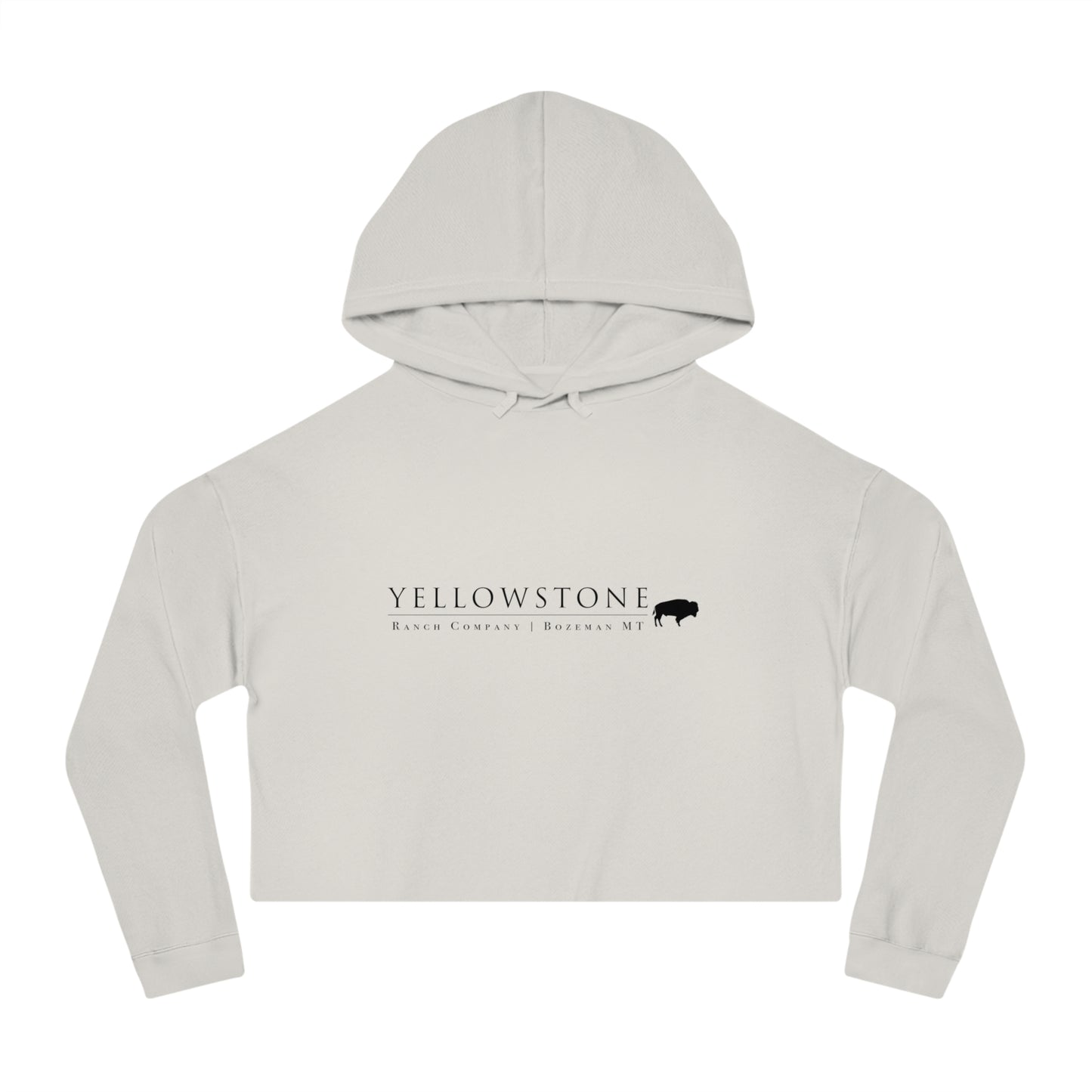 Bison Cropped Hooded Sweatshirt