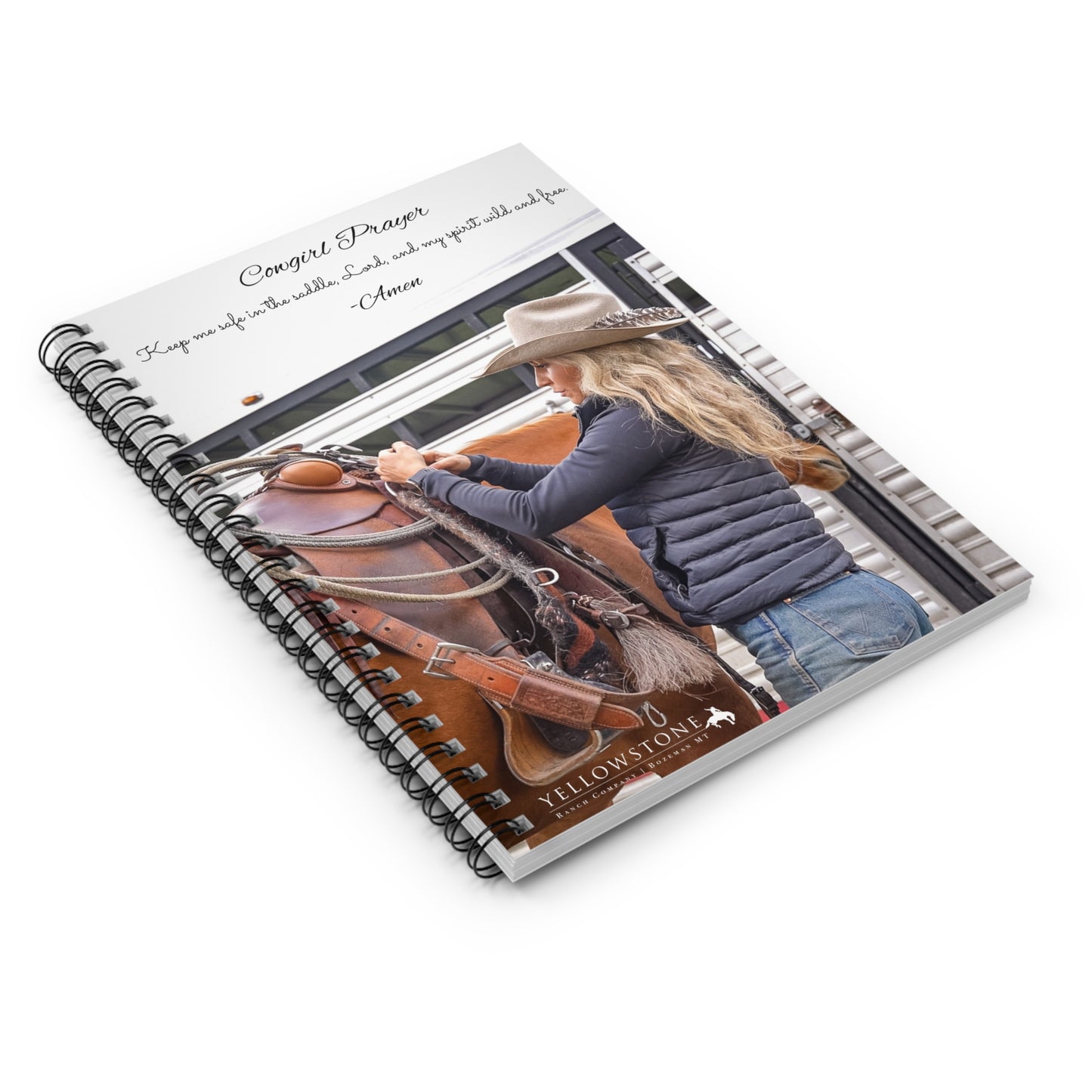 Cowgirl Prayer Spiral Notebook