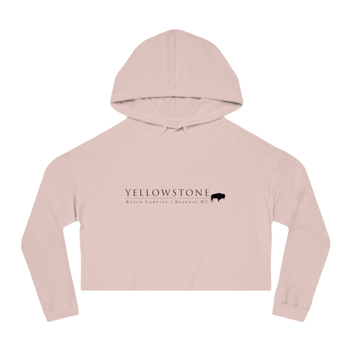 Bison Cropped Hooded Sweatshirt