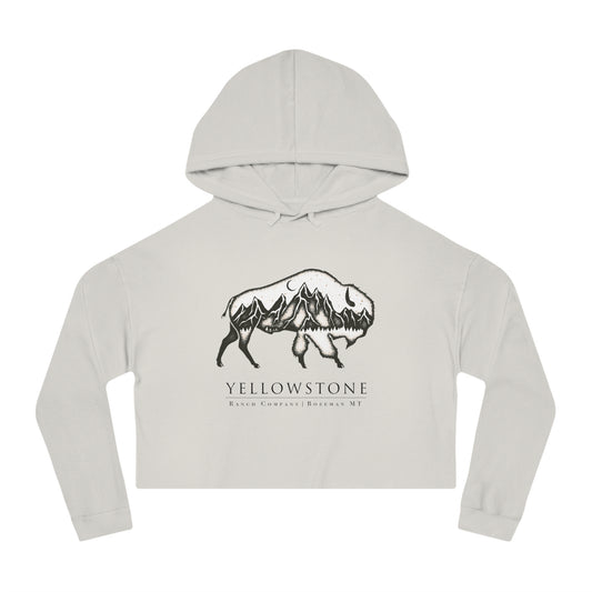 Wonderlust Bison Cropped Hooded Sweatshirt