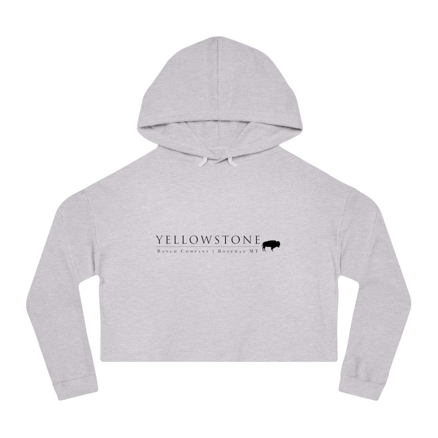 Bison Cropped Hooded Sweatshirt