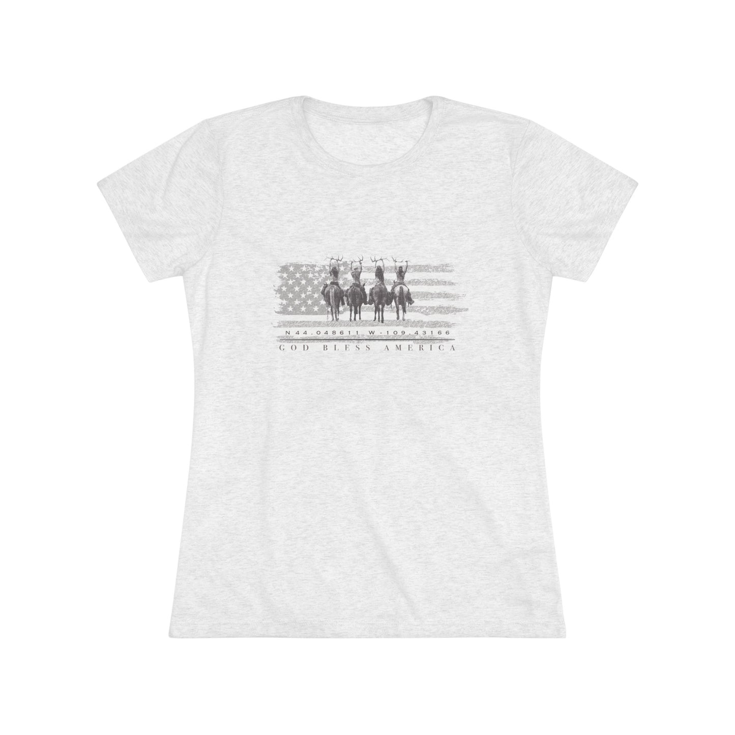 God Bless America Women's Tshirt