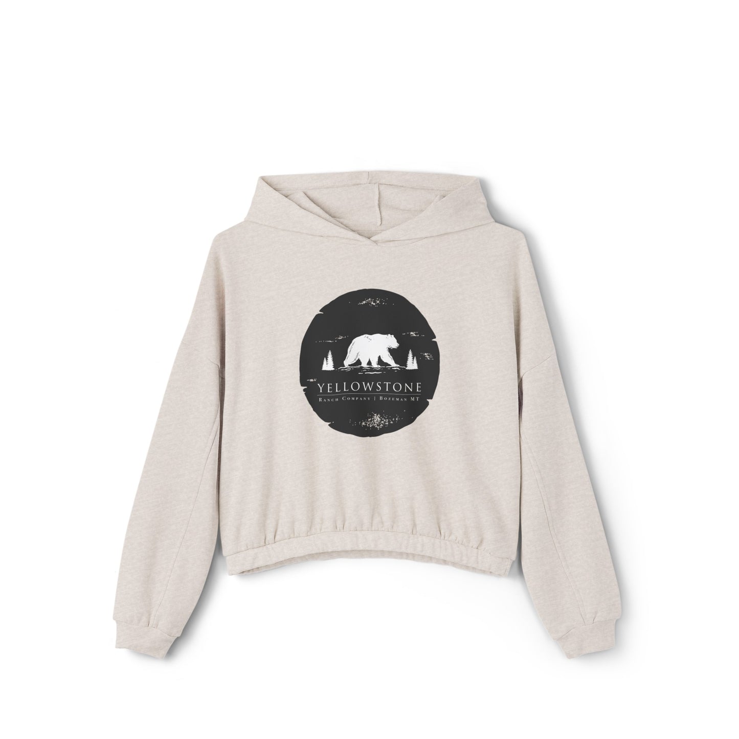 Lone Bear Women's Crop Hoodie