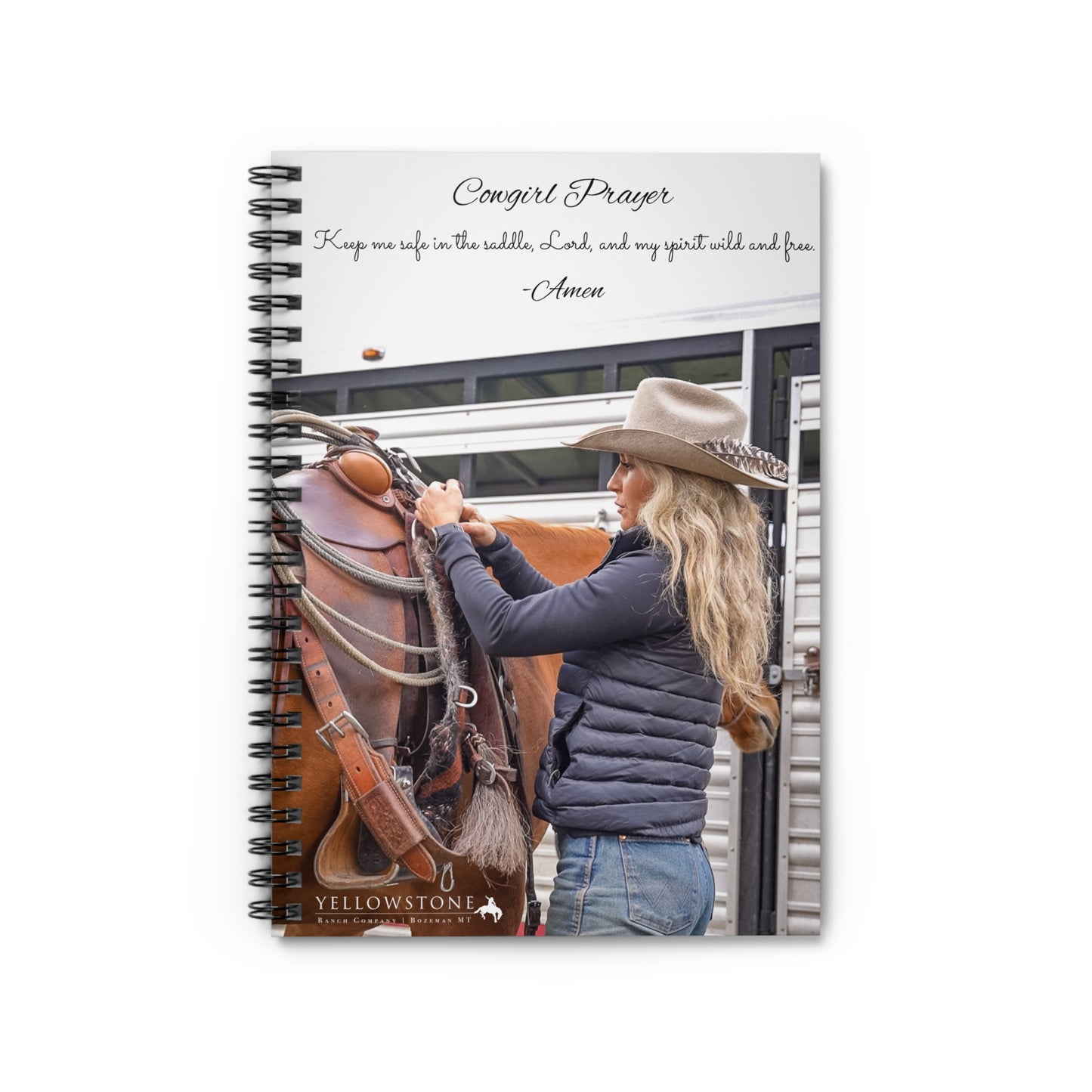 Cowgirl Prayer Spiral Notebook