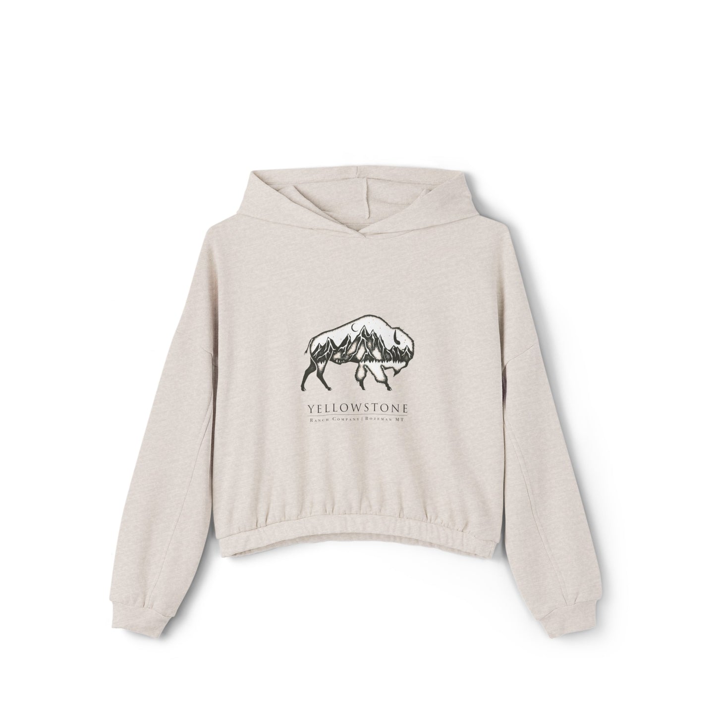 Wonderlust Bison Cinched Bottom Hoodie