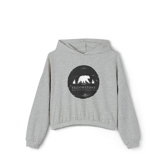 Lone Bear Women's Crop Hoodie