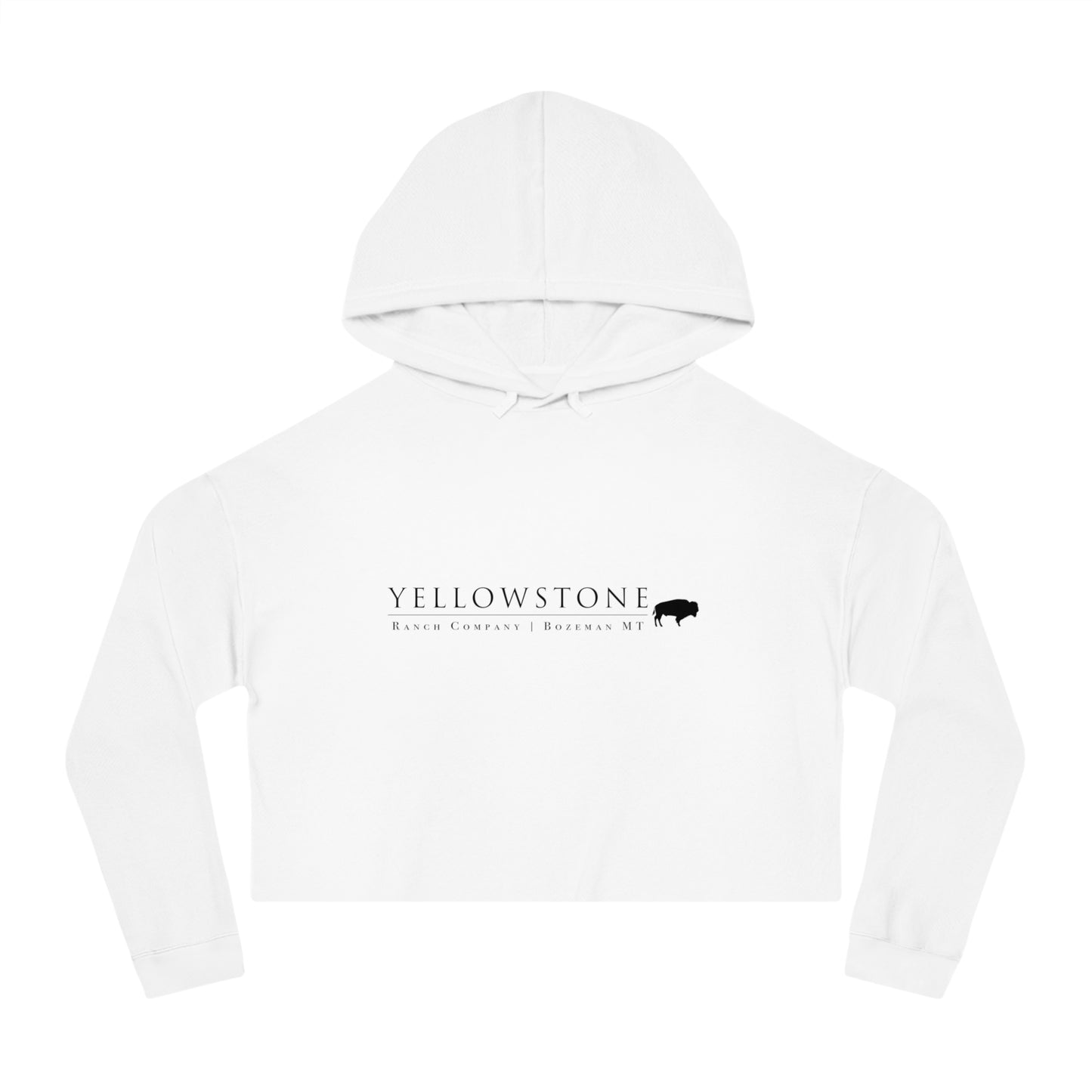 Bison Cropped Hooded Sweatshirt